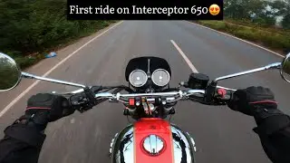First Ride on Interceptor 650 | Sunday Ride | Paradise Beach Maharashtra