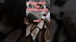 magic drink for hair fall control 🥰#hair#hairfall#solutions#beautytips#trendingshorts