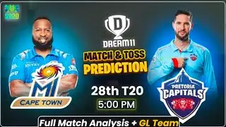 MI Cape Town vs Pretoria Capitals, 28th Match Prediction, MICT vs PC, Who will win?