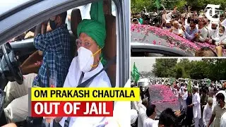 Former Haryana CM Om Prakash Chautala released from Tihar Jail