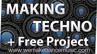 Making a #techno Track Tutorial + Free Logic Pro X Techno Template