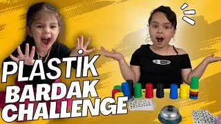 NAZLI VE BERİL BARDAK CHALLENGE !! EYVAH AYŞE K&Uuml;ST&Uuml; !! #funny #cute #doll #baby #toys #viral #barbie