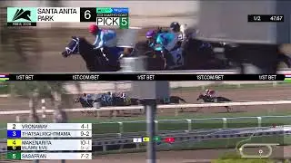 Thatsalrightmama wins Race 6 on Sunday, February 8 at Santa Anita Park