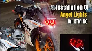 Installing Red Angel Eyes on KTM RC | Headlight Mod Tutorial