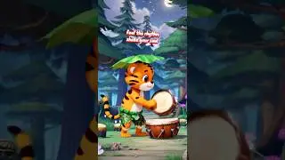 The Tiger's Thunderous Drum Beat! 🐯 Feel the Rhythm! 🥁