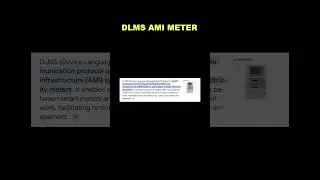 901. DLMS meaning in AMI Meters|IESCO AMI meters in Pakistan