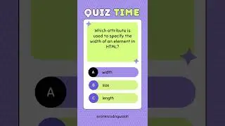 IT'S TIME TO QUIZ #rankscodingwalah #html #quiz #javafullstack #quiztime #webdevelopment