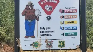 Middle Fork Complex Fires in Garden Valley, Idaho.