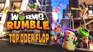 WORMS RUMBLE - Wurm Deathmatch Gameplay Deutsch german