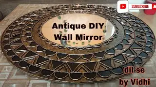 Lippan Art DIY Antique Mirror step by step full video #artandcraft #diylippanart #diy #trending