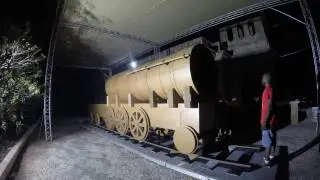 Life Size Cardboard Train Model