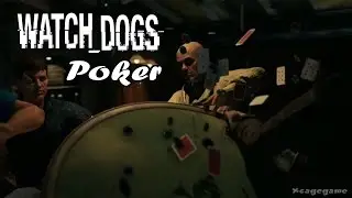 Watch Dogs Texas Hold'em Gameplay High Stakes City Games-30,000$ POKER WIN