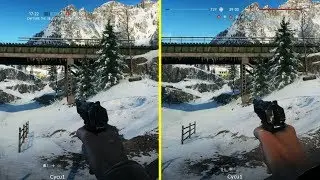 Battlefield V Beta PS4 Pro vs Xbox One X Graphics Comparison - Narvik Map