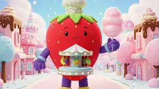 Why Does Cotton Candy Melt? 🍭Fun Science with Strawberry Buddy! #animation #public #myself #foryou 