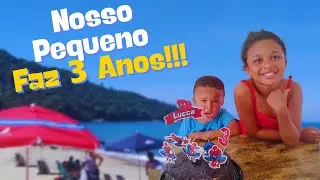 Comemoramos os 3 anos do Lucca na praia 🌊🎂 | Viagem em fam&iacute;lia | Fam&iacute;lia Damas