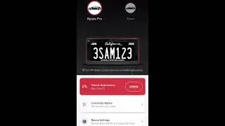 Registration Renewal & App Overview