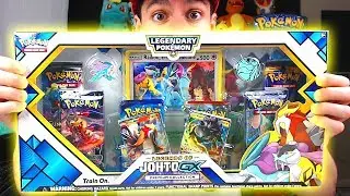 HYPER RARE PULL! - Opening NEW POKEMON Legends of Johto GX Pokemon Cards Box from GAMESTOP!