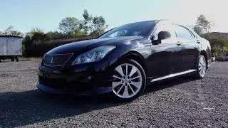 Краткий обзор на Toyota Crown GWS-204 в обвесе Modelista, выхлоп Tom's. Avangard