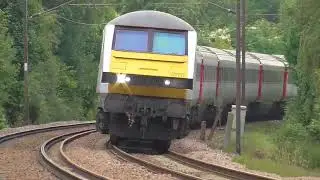 Trains at Gipsy Lane, GEML: August 2017