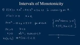 Important problem of monotonic function, on finding value of constant | Kamaldheeriya