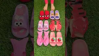 Super cool ultra rare sandals 💎😱 funky slippers 🎉🪩 #viral #trendingshorts #slippers