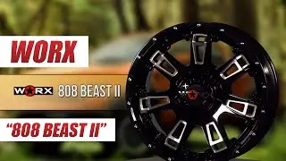 Worx 808 Beast II Wheel (Gloss Black and Milled)
