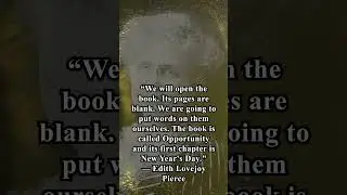 We will open the book Edith Lovejoy Pierce