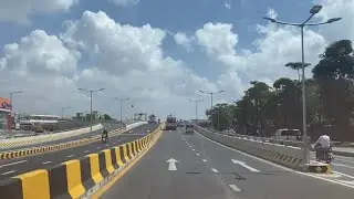PHNOM PENH CITY Driving Tour Around New Chom Chao Bridge and Street Russia Blvd | CAMBODIA 2022