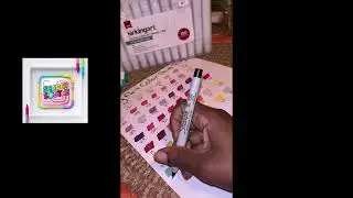 ASMR King Art Markers Color SWATCH 🎨
