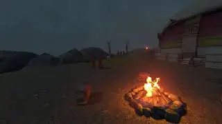 FFXIV Ambience - Cozy Azim Steppe Campfire & Wind Sounds