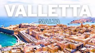 Valletta, Malta in 4K &ndash; Beautiful Historic City by the Mediterranean Sea