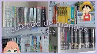 tour pela minha coleção de mangás 📚💖 - 2023 | ana paula mangás 🍃
