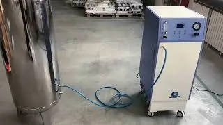 LONGFIAN JAY-10 4.0 High pressure oxygen concentrator connection buffer tank installation tutorial.