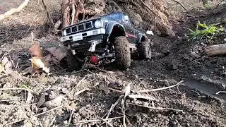 Rc car hg p407 Toyota hilux, jeep wrangler #rc #hgp407 #axial