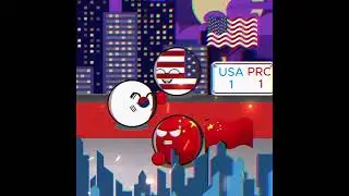 Allies of both the US and China #countryballs #usa #china