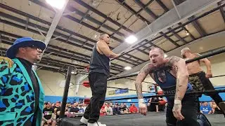 Sabotage vs J.P. Simms & Anthony Harlem w/ Mr. David A. Boyce