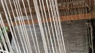 Urdimbre del telar de pedal