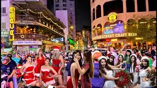 GIÁNG SINH Ở SÀI GÒN TƯNG BỪNG NÁO NHIỆT NOEL Ở BÙI VIỆN ĐÔNG NGHẸT | CHRISTMAS IN HO CHI MINH CITY