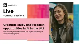 Graduate study and research opportunities in AI in the UAE.