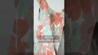 Looking for Designer Fabrics? Check out Mood's Metallic Floating Blossoms Luxury Brocades