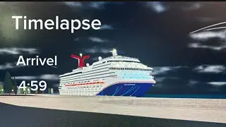 Arrivel into Funchal Timelapse carnival freedom mediterranean and North American crusie part 2￼