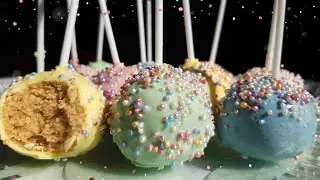 Recette cake pops sans cuisson et sans moule       كيك بوبس طريقة مبسطة بدون طهي