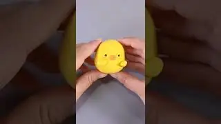 How to make miniature duck with air dry clay #duck #diycrafts #handmade #viral #diy #short #clayart