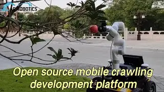 AE All-Terrain UGV with 6-Axis Robotic Arm Completes Precise Fruit Picking