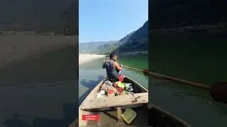 Dawki Crystal Clear River in asia