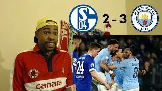 Schalke 04 vs Manchester City 2-3 Goals Ag&uuml;ero Bentaleb (2) San&eacute; Sterling