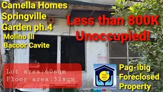 Pagibig foreclosed property in Camella Homes Springville Garden 4. #pagibigforeclosedproperties
