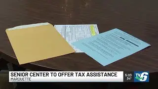 Marquette Senior Center could help you with your taxes