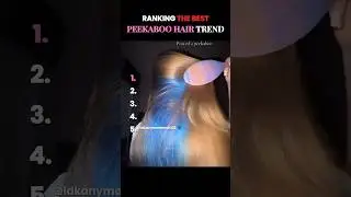 Ranking The Best Peekaboo Hair Trend! PT.2