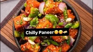 Veg ആണെന്ന് പറഞ്ഞാൽ ഇത്രയും mass ആകുമോ☺️Chilly Paneer 😋🧀#viral#food#vlogsbyreshma 